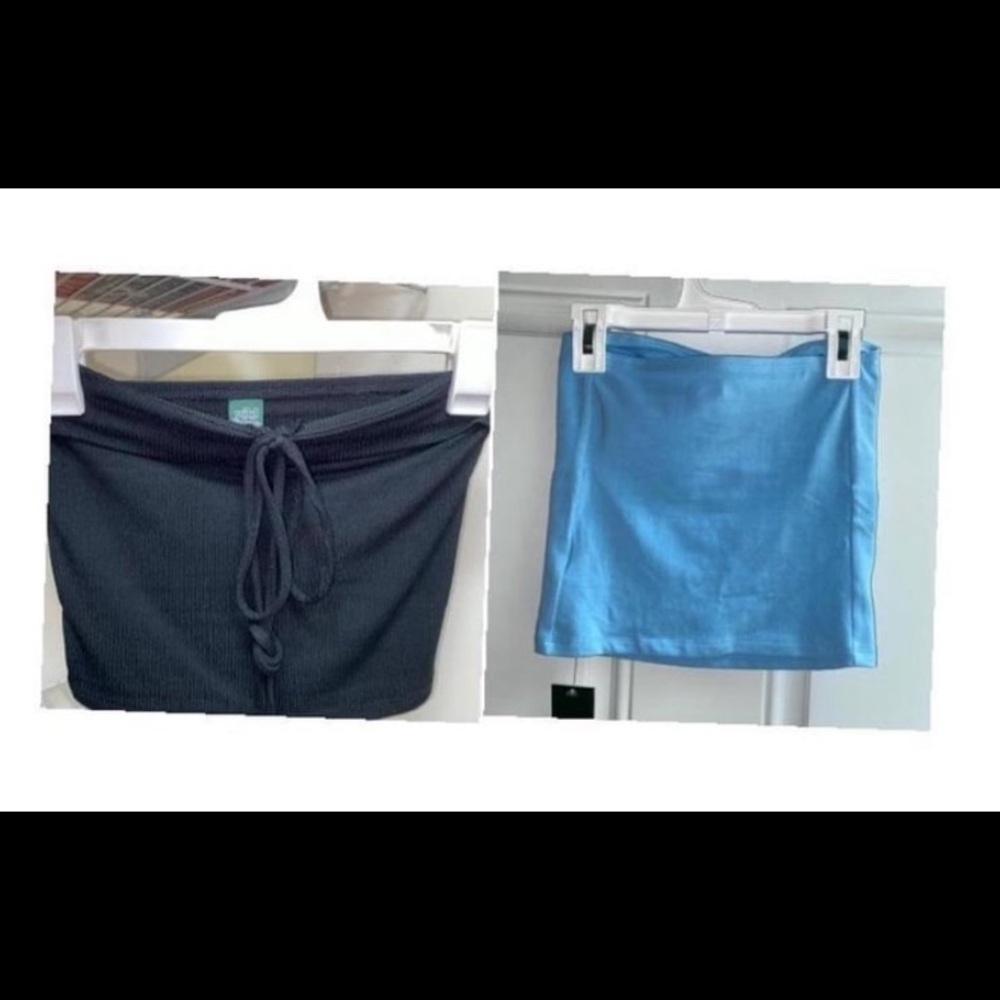 Wild Fable Black and Blue Tube top